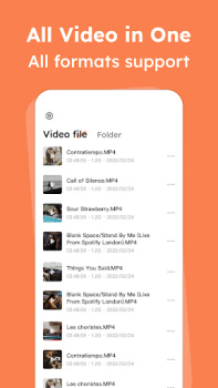 Herunterladen iPlayer Lite- Video Plalyer Video-Player und -Editoren für Android Bildschirmfoto 4