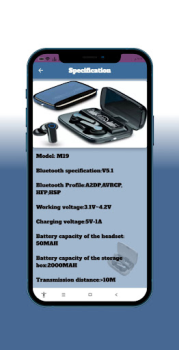 Herunterladen M19 TWS Wireless Guide Bücher und Leitfäden für Android Bildschirmfoto 3