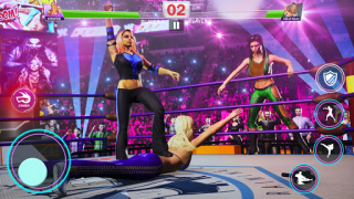 Herunterladen Girls wrestling fight game Aktion für Android Bildschirmfoto 3