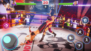 Herunterladen Girls wrestling fight game Aktion für Android Bildschirmfoto 5