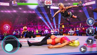 Herunterladen Girls wrestling fight game Aktion für Android Bildschirmfoto 6