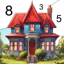 Herunterladen  House Color by number game