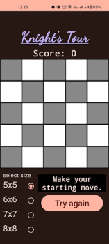 Herunterladen Knight's Tour Puzzle-Spiele für Android Bildschirmfoto 5