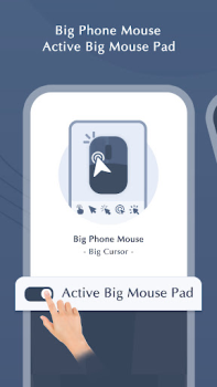 Herunterladen Big Phone Mouse - Big Cursor Werkzeuge für Android Bildschirmfoto 2