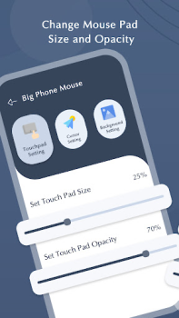 Herunterladen Big Phone Mouse - Big Cursor Werkzeuge für Android Bildschirmfoto 3