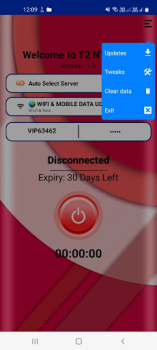 Herunterladen T2 NTE VPN Werkzeuge für Android Bildschirmfoto 2