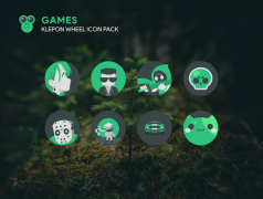 Herunterladen Klepon Wheel: Dark Icon Pack Personalisierung für Android Bildschirmfoto 2