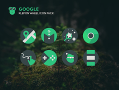 Herunterladen Klepon Wheel: Dark Icon Pack Personalisierung für Android Bildschirmfoto 3