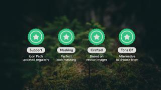 Herunterladen Klepon Wheel: Dark Icon Pack Personalisierung für Android Bildschirmfoto 6