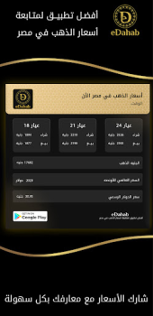 Herunterladen eDahab - أسعار الذهب والعملات Finanzen für Android Bildschirmfoto 5