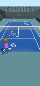 Herunterladen Twin Tennis Sport Spiele für Android Bildschirmfoto 2