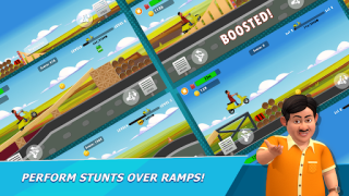 Herunterladen Bhide Scooter Race| TMKOC Game Rennen für Android Bildschirmfoto 2