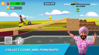 Herunterladen Bhide Scooter Race| TMKOC Game Rennen für Android Bildschirmfoto 4