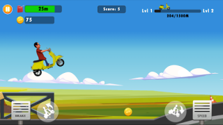 Herunterladen Bhide Scooter Race| TMKOC Game Rennen für Android Bildschirmfoto 6