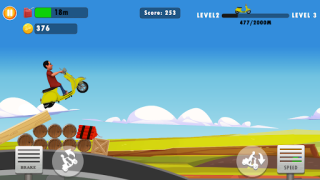 Herunterladen Bhide Scooter Race| TMKOC Game Rennen für Android Bildschirmfoto 7