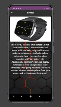Herunterladen Hoco Y3 Smart Watch App Guide Werkzeuge für Android Bildschirmfoto 2