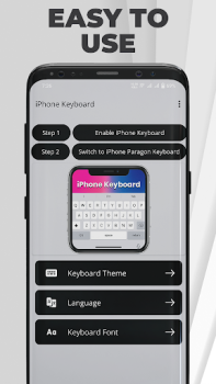 Herunterladen iPhone Keyboard Pro - iOS Personalisierung für Android Bildschirmfoto 2