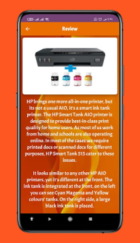 Herunterladen HP smart tank 515 printerGuide Werkzeuge für Android Bildschirmfoto 6