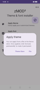 Herunterladen zMOD² - Theme & Font Installer Werkzeuge für Android Bildschirmfoto 4