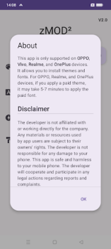Herunterladen zMOD² - Theme & Font Installer Werkzeuge für Android Bildschirmfoto 6