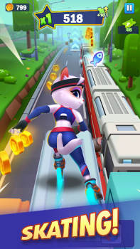 Herunterladen Runner Heroes: Endloses Skaten Aktion für Android Bildschirmfoto 2