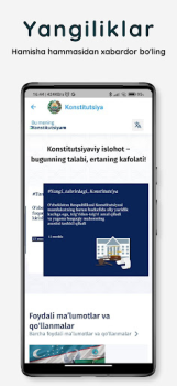 Herunterladen Yangi Konstitutsiya 2023 Bücher und Leitfäden für Android Bildschirmfoto 4