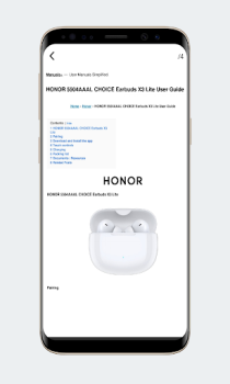 Herunterladen Honor Earbuds X3 Lite Guide Werkzeuge für Android Bildschirmfoto 7