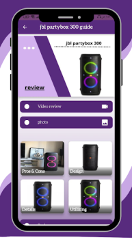 Herunterladen jbl partybox 300 guide Bildung für Android Bildschirmfoto 3