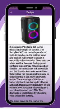 Herunterladen jbl partybox 300 guide Bildung für Android Bildschirmfoto 4