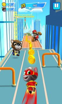 Herunterladen Talking Tom Hero Dash Aktion für Android