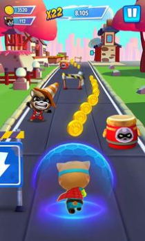Herunterladen Talking Tom Hero Dash Aktion für Android Bildschirmfoto 3