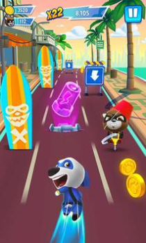 Herunterladen Talking Tom Hero Dash Aktion für Android Bildschirmfoto 4