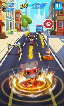 Herunterladen Talking Tom Hero Dash Aktion für Android Bildschirmfoto 5