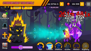 Herunterladen Raising Devil (Idle, Clicker) Simulatoren für Android Bildschirmfoto 3