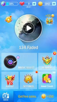 Herunterladen Beat Tiles 3 : classic game Musik für Android Bildschirmfoto 2