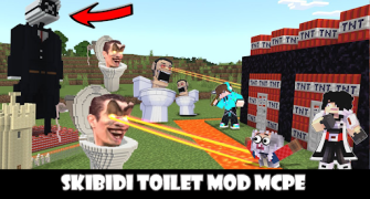 Herunterladen Skibidi Toilet Mod Minecraft Unterhaltung für Android Bildschirmfoto 2