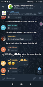 Herunterladen Messenger lite, telegram lite Kommunikation für Android Bildschirmfoto 3