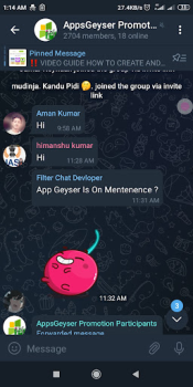 Herunterladen Messenger lite, telegram lite Kommunikation für Android Bildschirmfoto 4