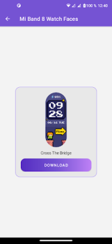 Herunterladen Xiaomi Mi Band 8 Watch Faces Personalisierung für Android Bildschirmfoto 3