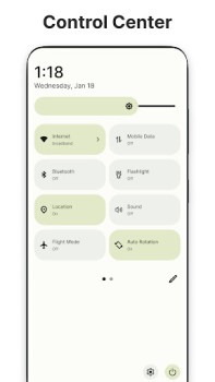 Herunterladen Controls Android 14 Style Personalisierung für Android Bildschirmfoto 6
