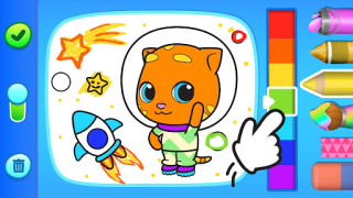 Herunterladen Talking Ginger Coloring Bildung für Android Bildschirmfoto 5