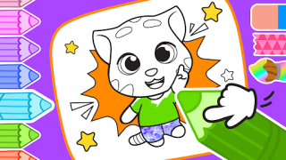 Herunterladen Talking Ginger Coloring Bildung für Android Bildschirmfoto 7