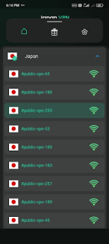 Herunterladen Japan VPN Proxy - VPN Master Arbeit für Android Bildschirmfoto 2
