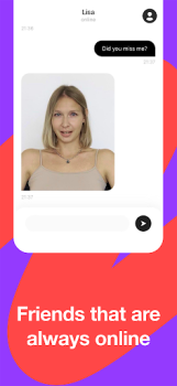 Herunterladen KI Freundin Chat,AI Girlfriend Unterhaltung für Android Bildschirmfoto 3