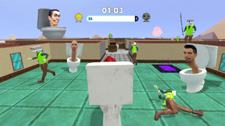 Herunterladen Camera Man vs Toilet Head TPS Aktion für Android Bildschirmfoto 4