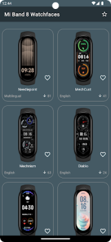 Herunterladen Mi Band 8 WatchFaces Personalisierung für Android Bildschirmfoto 2