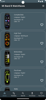 Herunterladen Mi Band 8 WatchFaces Personalisierung für Android Bildschirmfoto 4