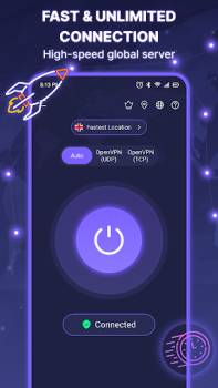 Herunterladen VPN - Fast Secure Proxy Werkzeuge für Android Bildschirmfoto 2