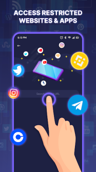 Herunterladen VPN - Fast Secure Proxy Werkzeuge für Android Bildschirmfoto 3