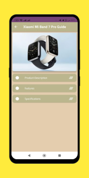Herunterladen Xiaomi Mi Band 7 Pro Guide Werkzeuge für Android Bildschirmfoto 2